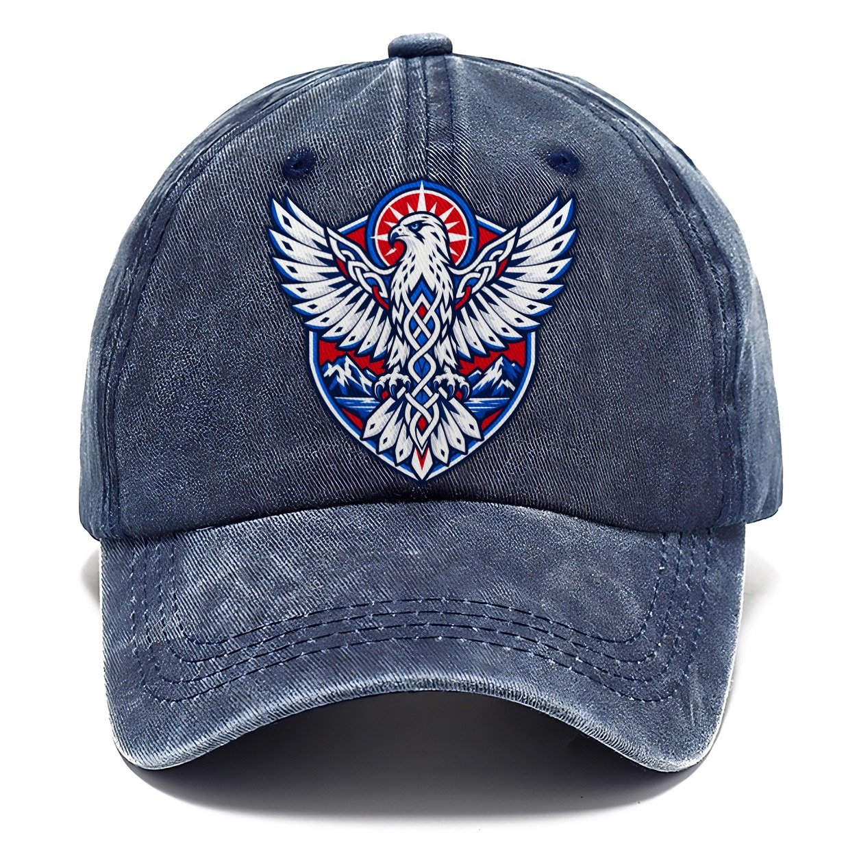 Iceland Minimal Emblem Country Logos Classic Cap – Twilight Navy
