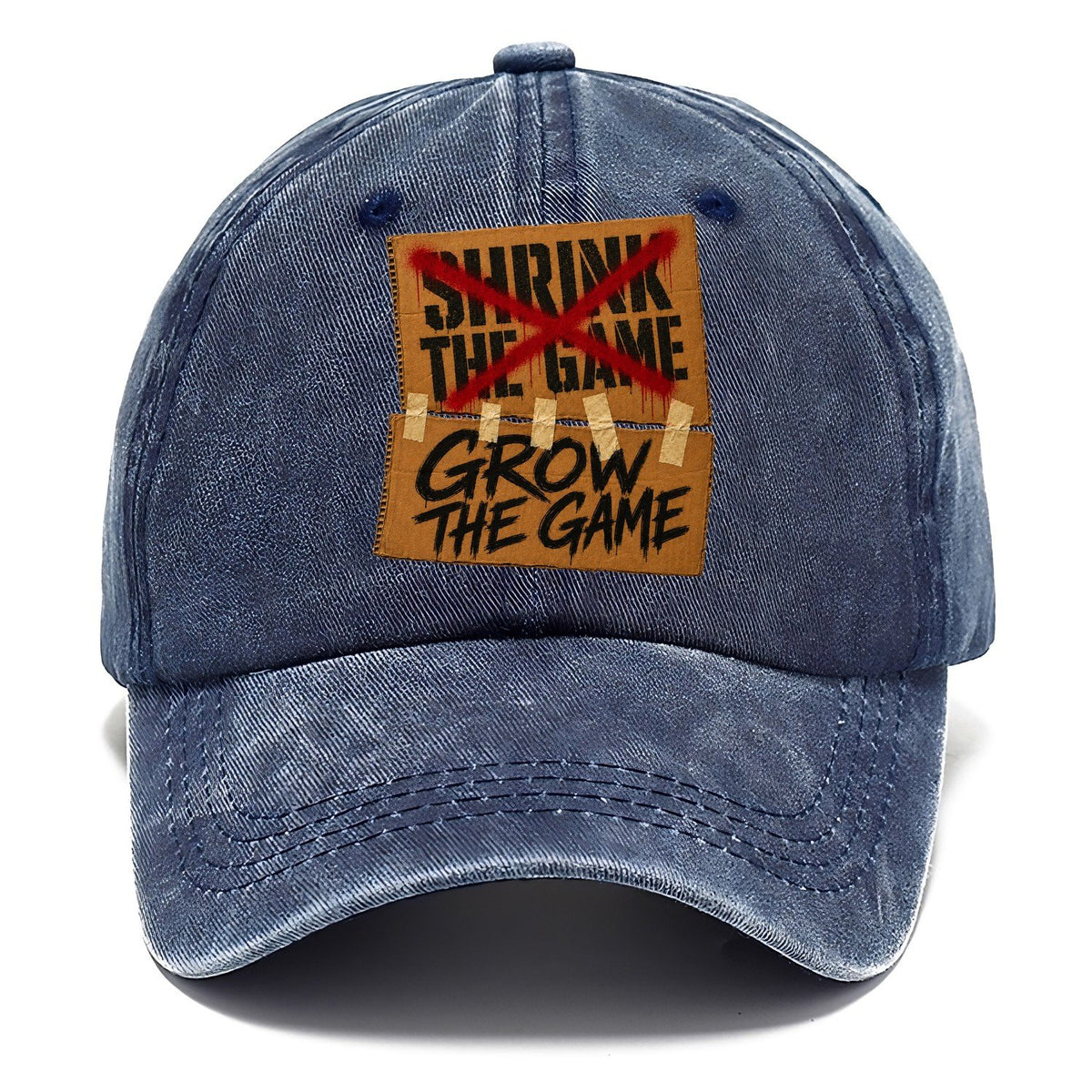 Grow The Game Protest Banner Classic Cap – Twilight Navy