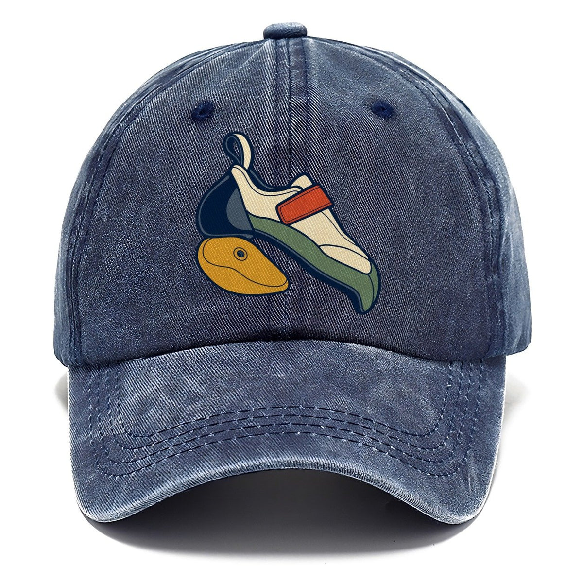 Heel Hook Study Rock Climbing Classic Cap – Twilight Navy