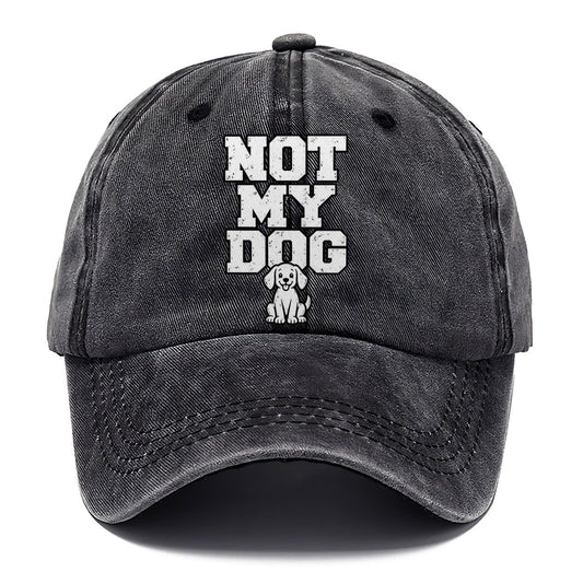 Not My Dog Classic Cap – Graphite