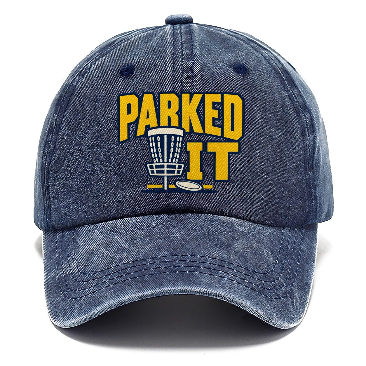 Parked It Disc Golf Classic Cap – Twilight Navy