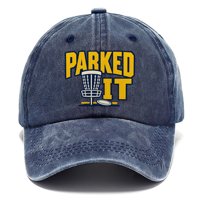 Parked It Disc Golf Classic Cap – Twilight Navy