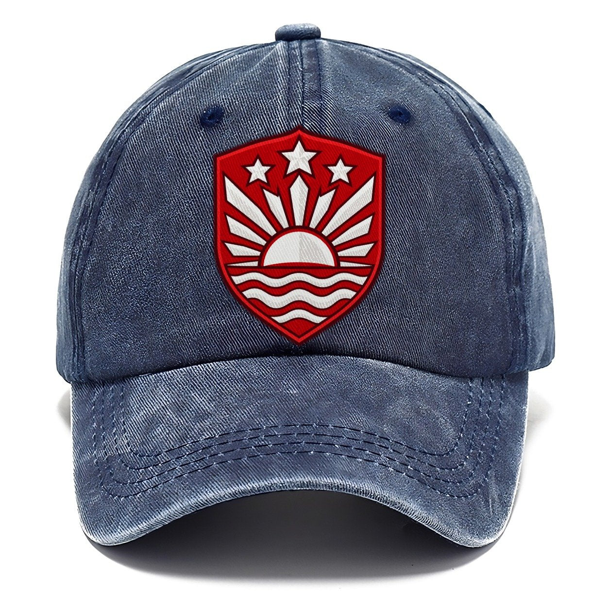 Latvia Minimal Emblem Country Logos Classic Cap – Twilight Navy
