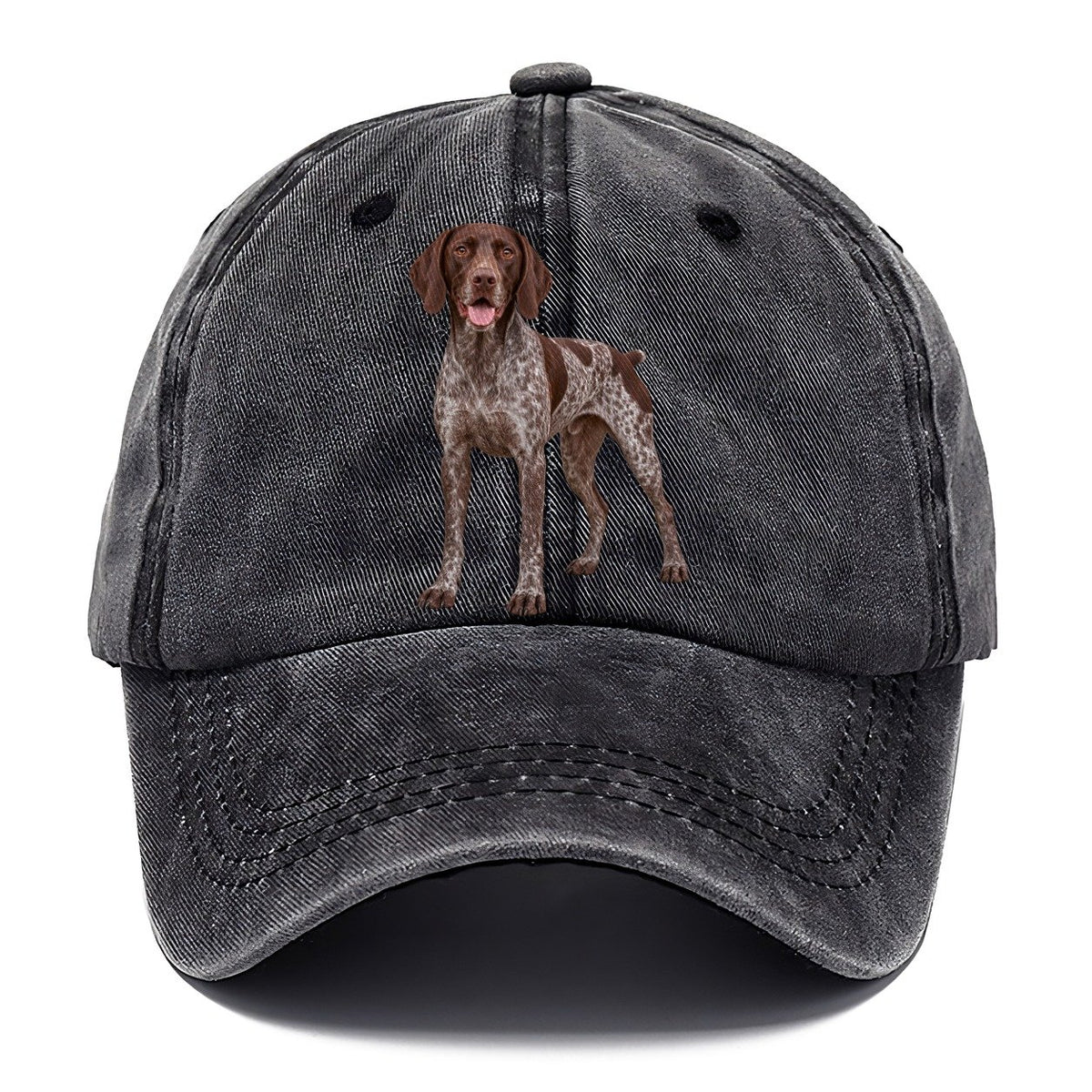German Shorthaired Pointer Standing Top Breeds Classic Cap – Graphite