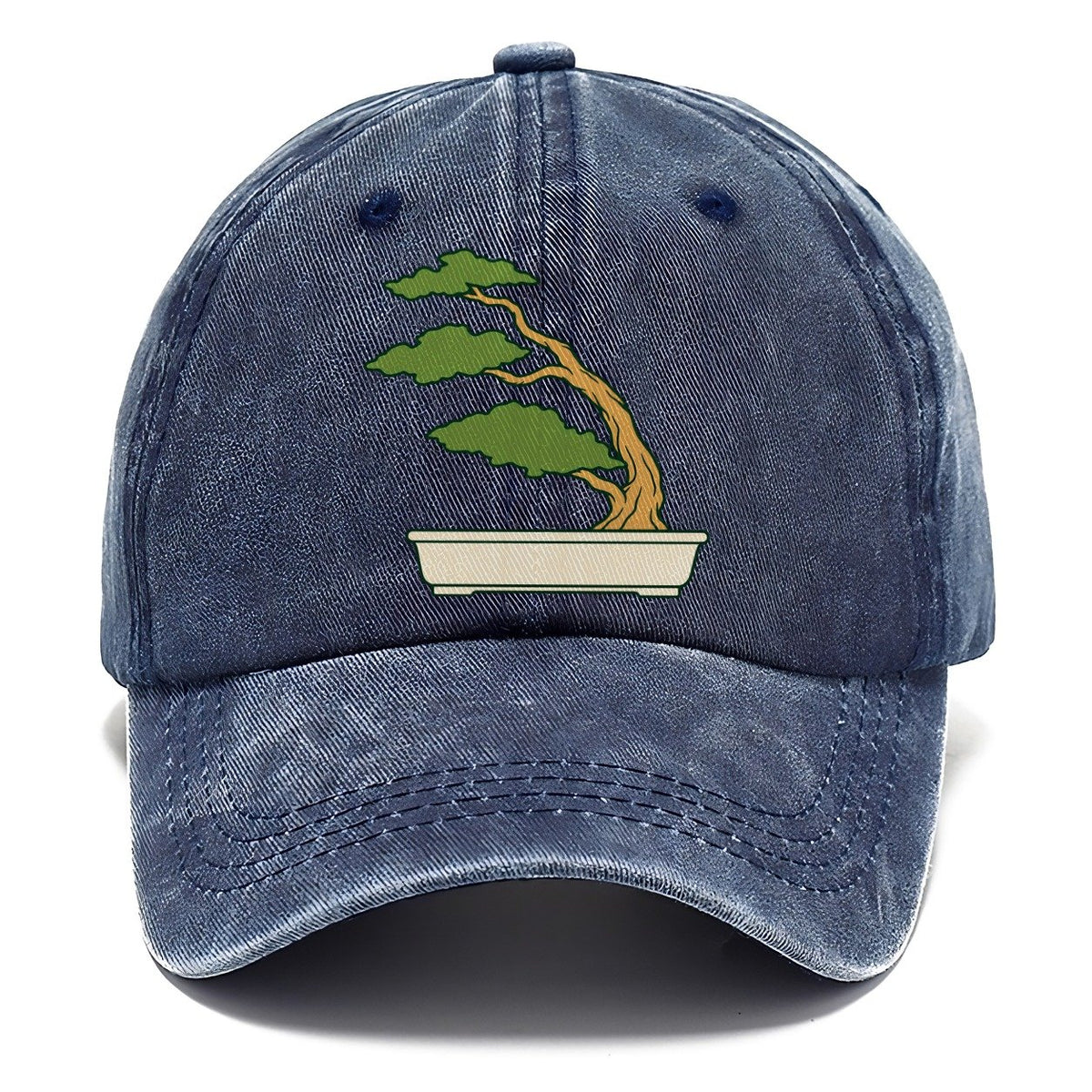 Windswept Juniper Form Bonsai Classic Cap – Twilight Navy