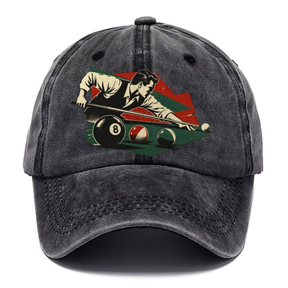 Pool Player with 8 Ball Classic Cap – Graphite