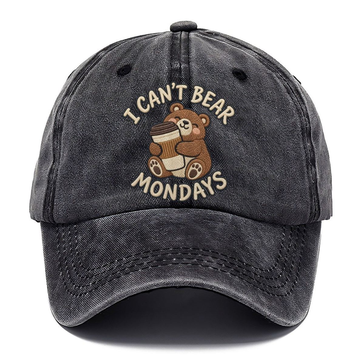 Bear Animal Puns Classic Cap – Graphite
