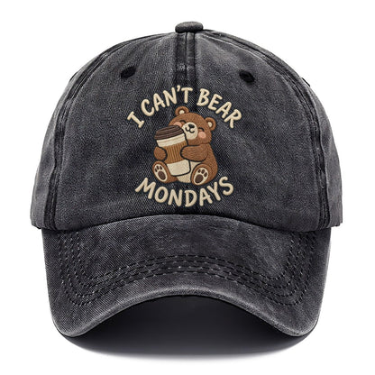 Bear Animal Puns Classic Cap – Graphite