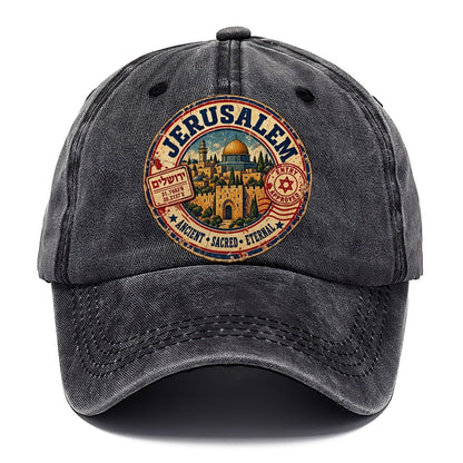 Jerusalem Passport Cachet Jerusalem Classic Cap – Graphite