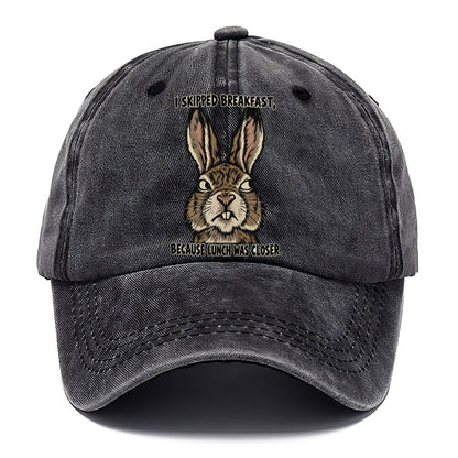 I Skipped Breakfast Feral Logic Classic Cap – Graphite