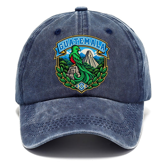 Guatemala Retro Badge Country Logos Classic Cap – Twilight Navy
