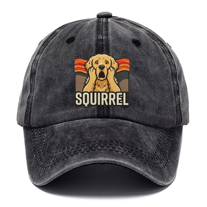Golden Retriever Scream Squirrel Scream Classic Cap – Graphite