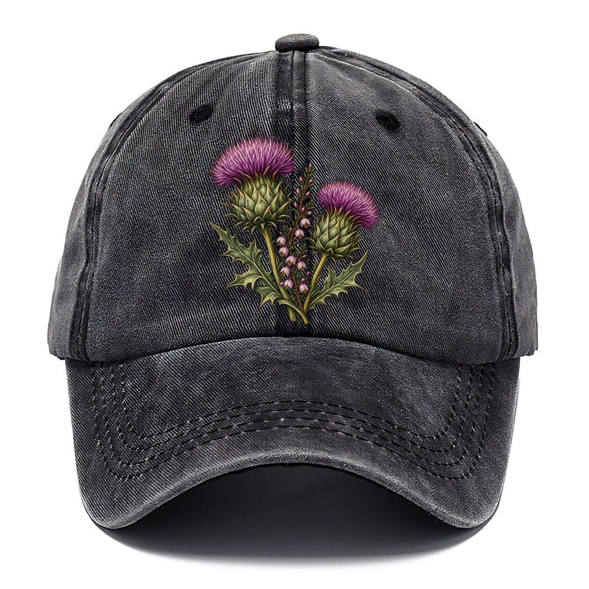 Twin Thistles And Heather Pastimes Companions Classic Cap – Graphite