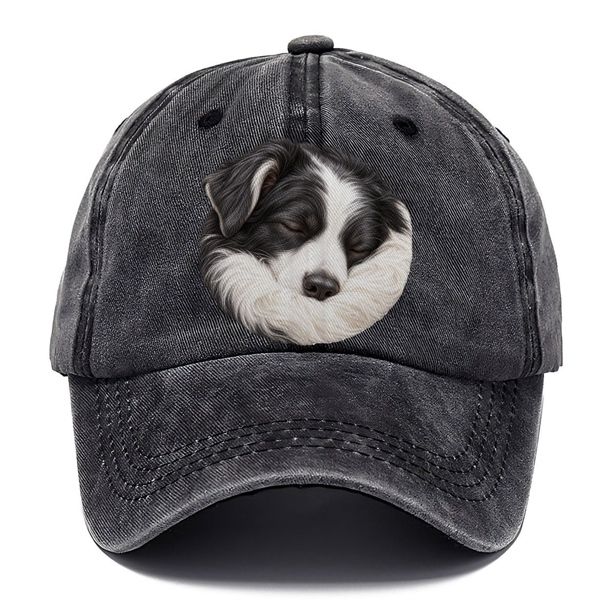 Border Collie Ruff Tuck Pastimes Companions Classic Cap – Graphite