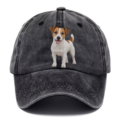 Jack Russell Terrier Standing Top Breeds Classic Cap – Graphite