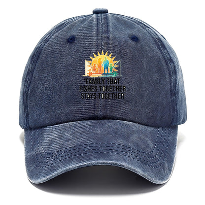 Family Fishes Together Classic Cap – Twilight Navy