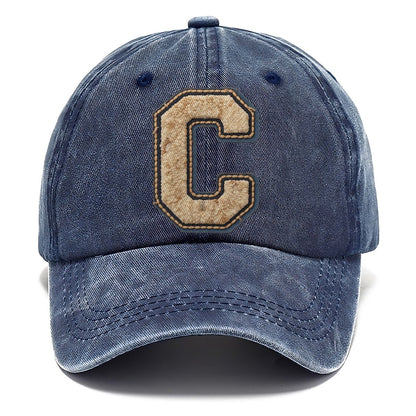 Varsity Chenille C Monogram Classic Cap – Twilight Navy