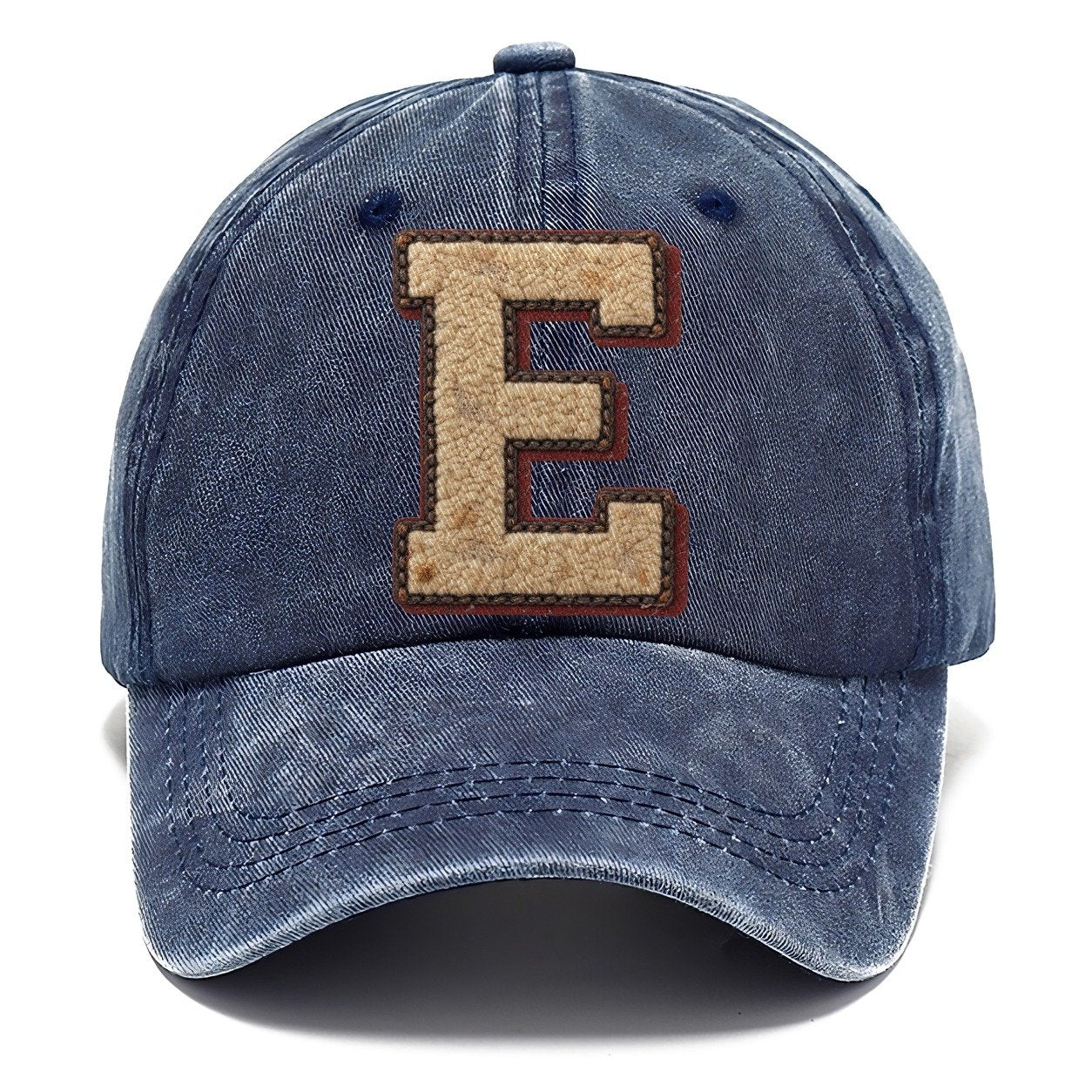 Varsity Chenille E Monogram Classic Cap – Twilight Navy