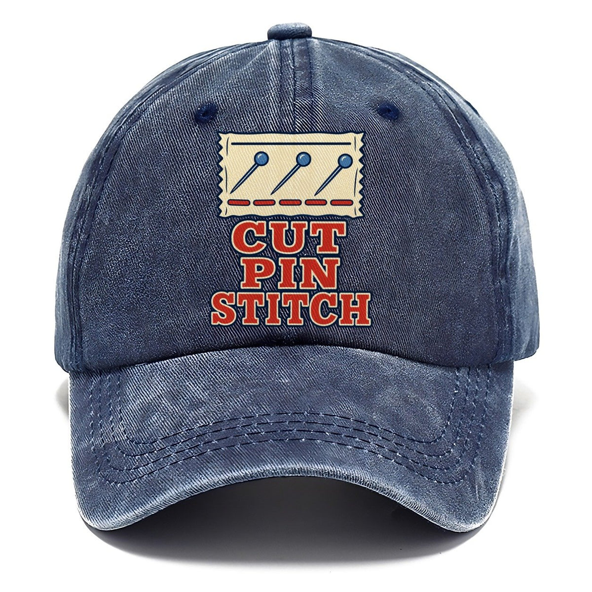 Cut Pin Stitch Sewing And Quilting Classic Cap – Twilight Navy