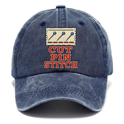 Cut Pin Stitch Sewing And Quilting Classic Cap – Twilight Navy