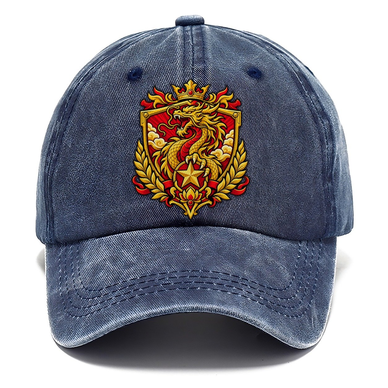 Vietnam Heraldic Crest Country Logos Classic Cap – Twilight Navy