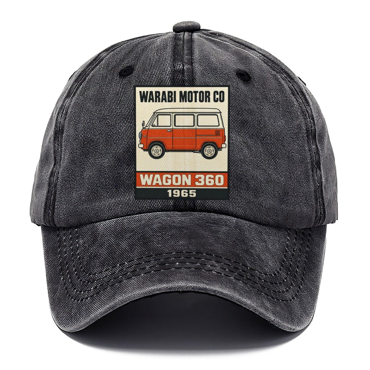 Warabi Wagon Showa Speed Plates Classic Cap – Graphite