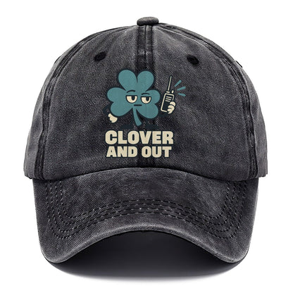 Clover And Out Familiar Punchlines Classic Cap – Graphite