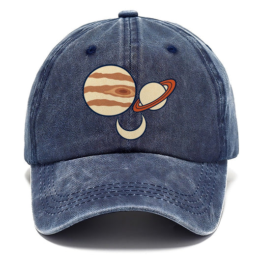 Conjunction Of Two Astronomy And Stargazing Classic Cap – Twilight Navy