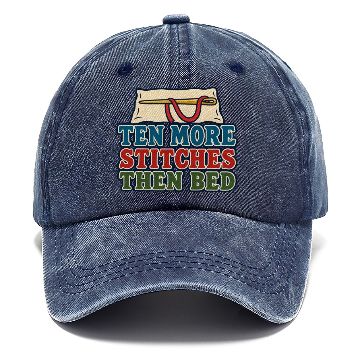Ten More Stitches And Needlework Classic Cap – Twilight Navy
