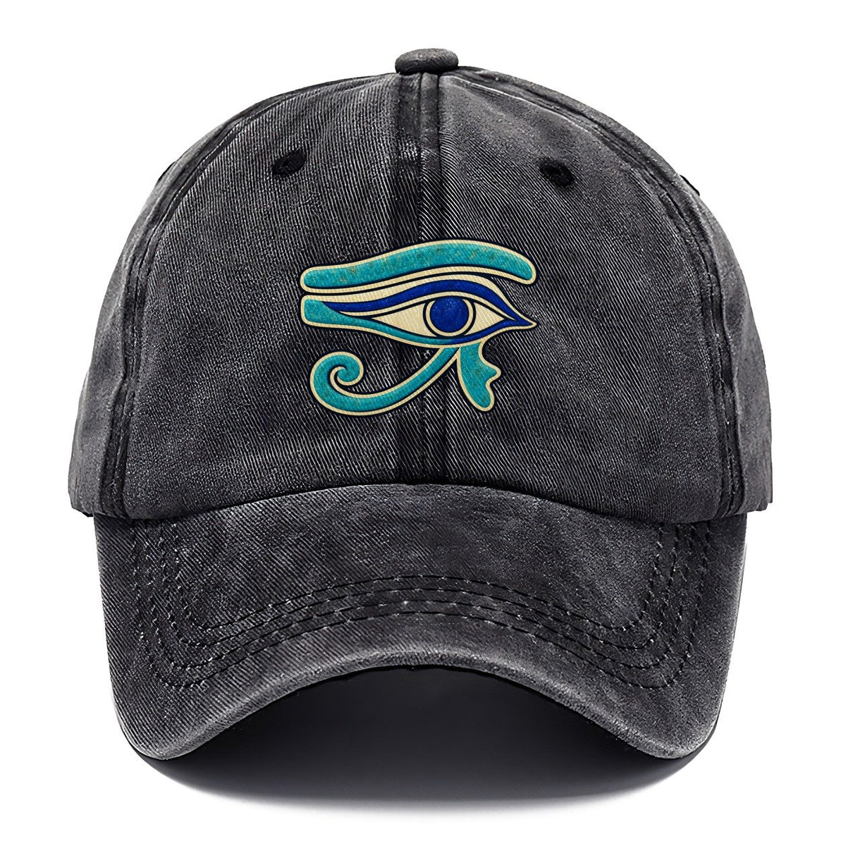 Wedjat In Blue Quiet Wards Heritage Classic Cap – Graphite