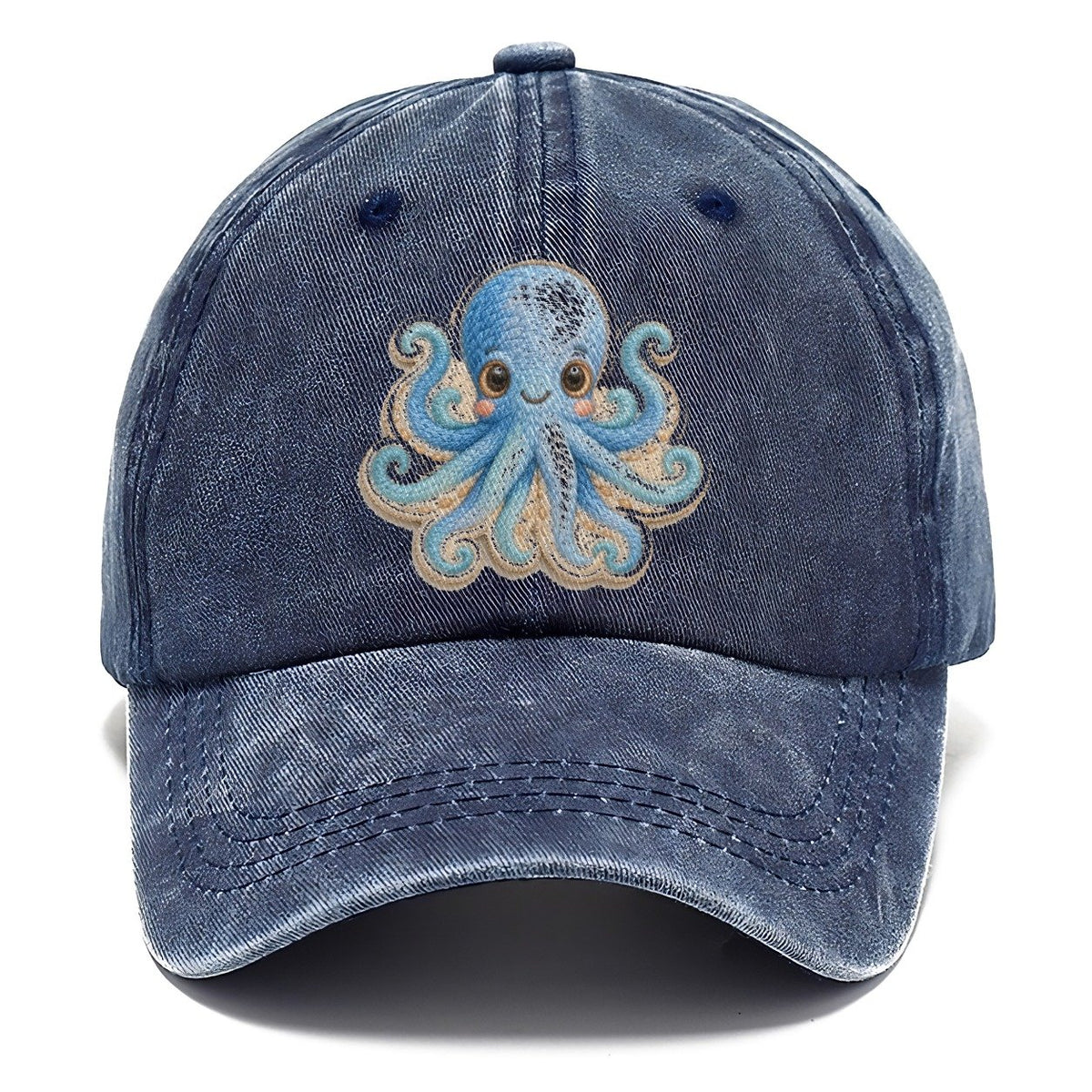 Pufferfish Puff Hello Sea Sprite Classic Cap – Twilight Navy