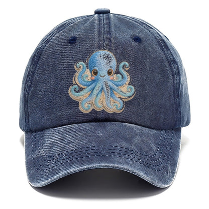 Pufferfish Puff Hello Sea Sprite Classic Cap – Twilight Navy