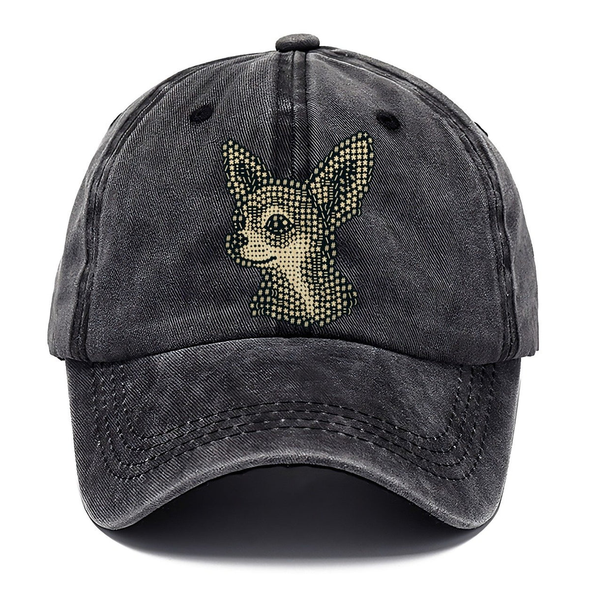 Chihuahua Side Glance Classic Cap – Graphite
