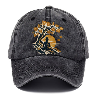 Buddha Under Bodhi Tree Classic Cap – Graphite