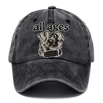 A Dog Head In Three Quarter View Above A Torn Ticket Stub Bark For Me Classic Cap – Graphite