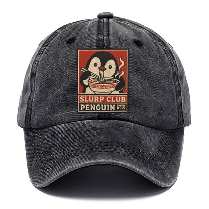Penguin Ramen Slurp Club Classic Cap – Graphite