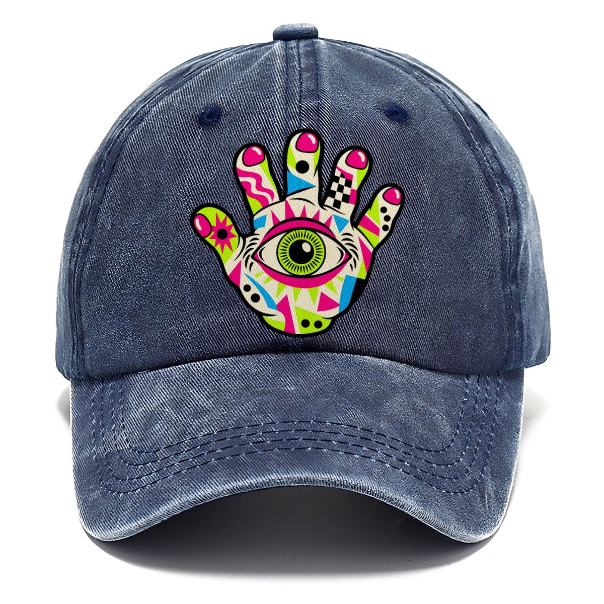 Eye In The Hand Crazy Styles Classic Cap – Twilight Navy