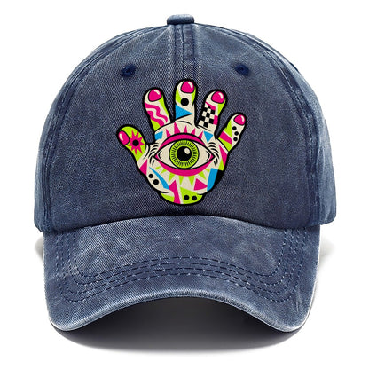 Eye In The Hand Crazy Styles Classic Cap – Twilight Navy