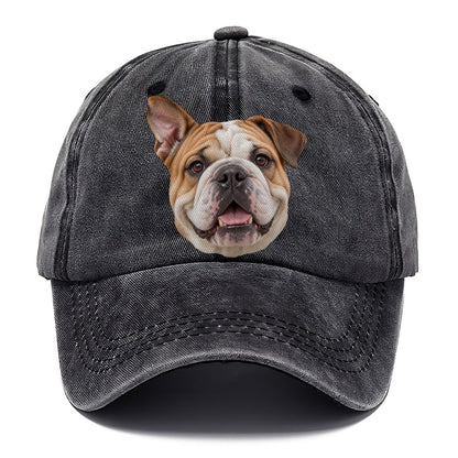 Bulldog One Ear Up Everyday Originals Classic Cap – Graphite