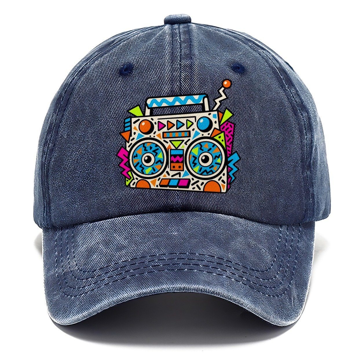 Zigzag Boombox Crazy Styles Classic Cap – Twilight Navy