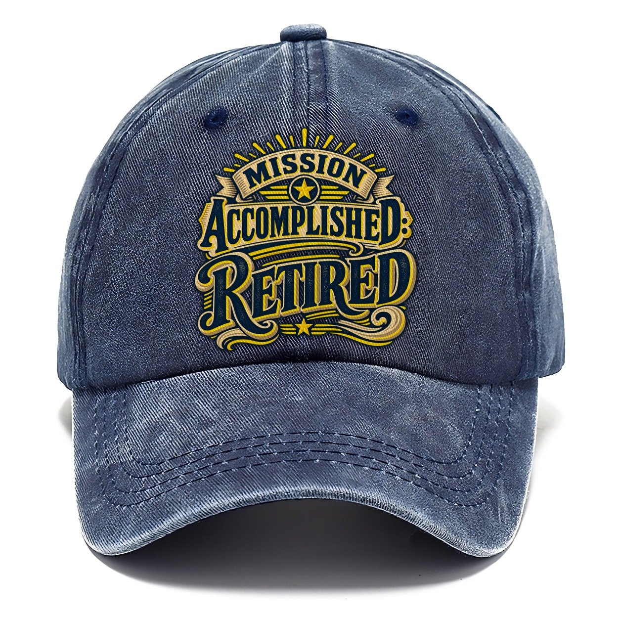 Mission Accomplished Retired Retired Living Classic Cap – Twilight Navy