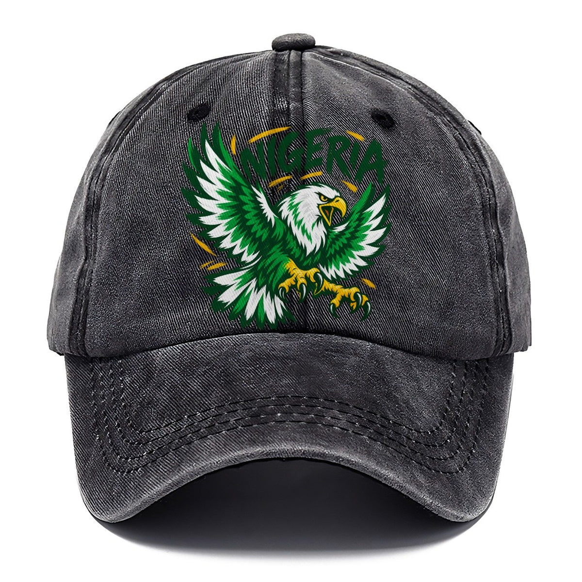 Nigeria Retro Badge Classic Cap – Graphite