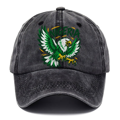 Nigeria Retro Badge Classic Cap – Graphite