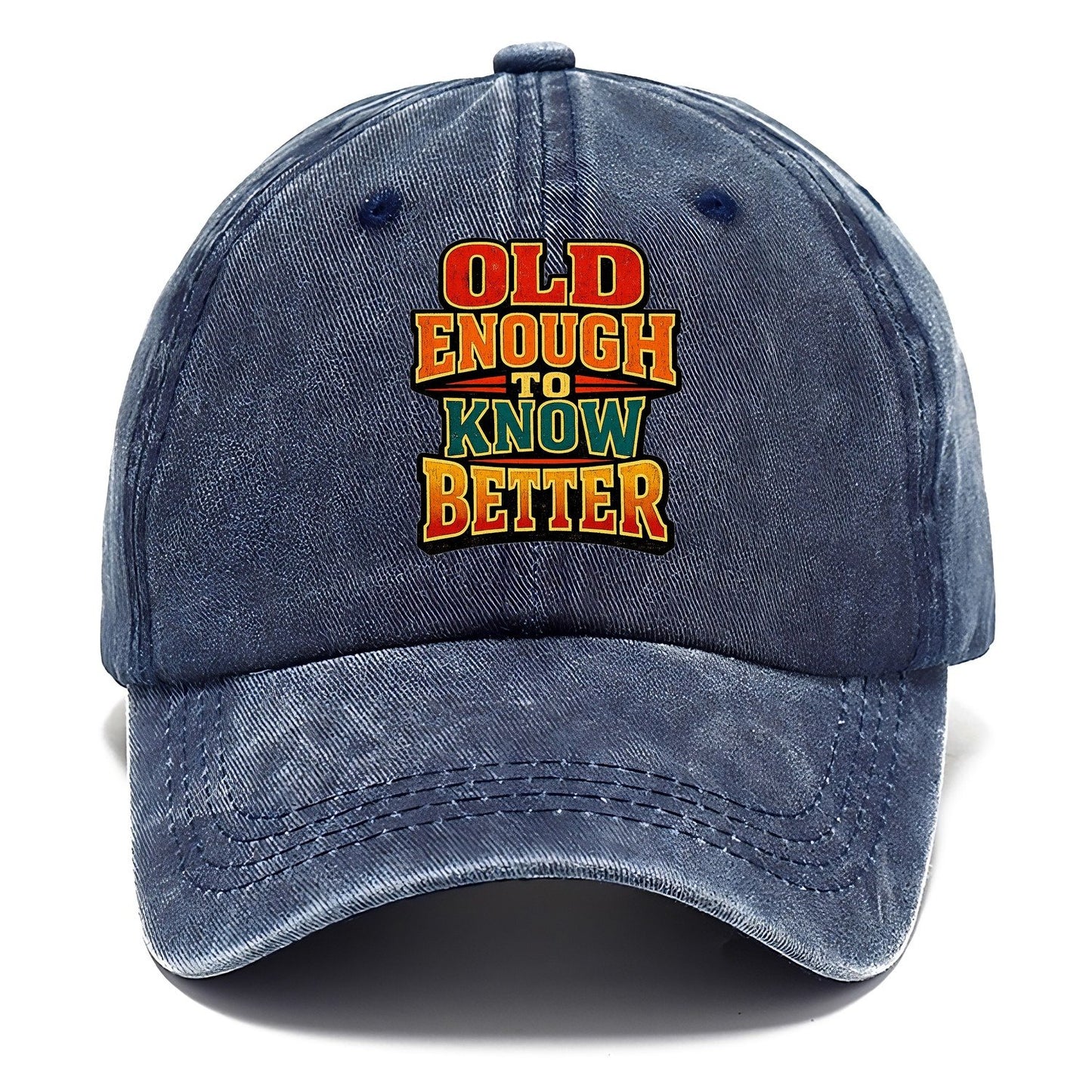 Old Enough To Know Better Vintage Classic Cap – Twilight Navy