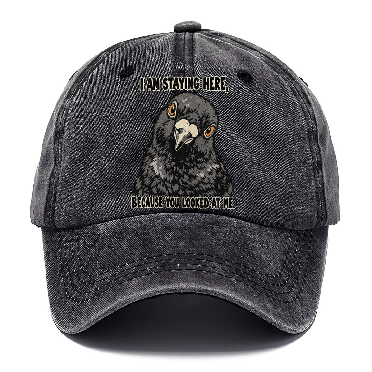 I Am Staying Here Feral Logic Classic Cap – Graphite