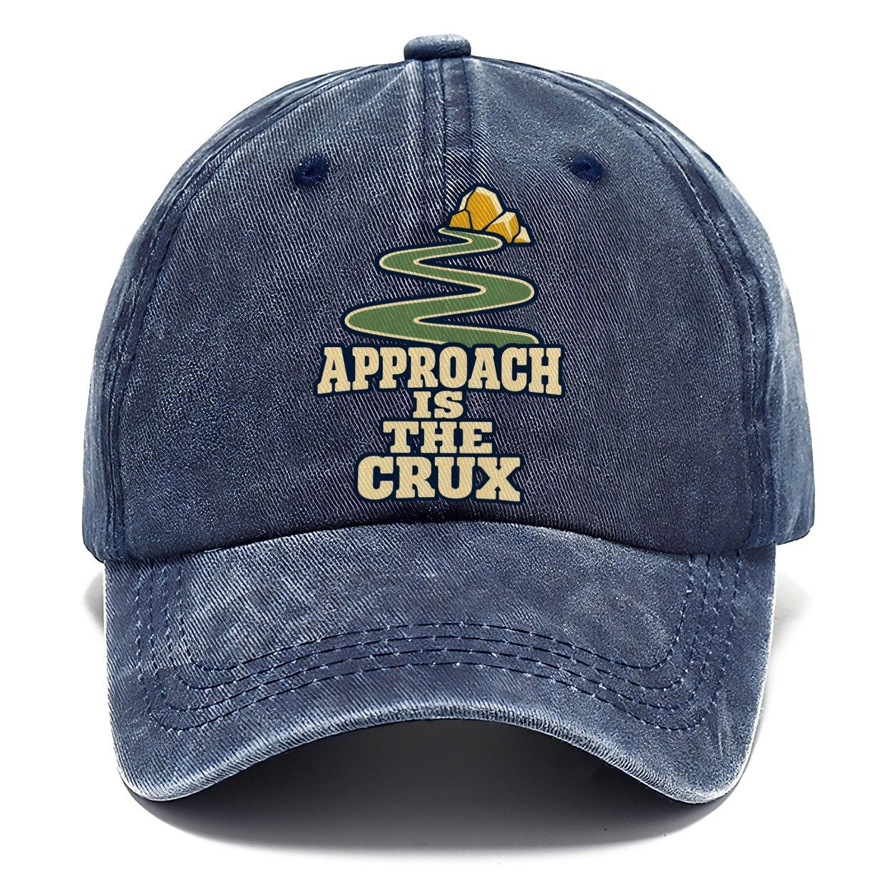 Approach Is The Crux Rock Climbing Classic Cap – Twilight Navy