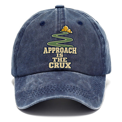 Approach Is The Crux Rock Climbing Classic Cap – Twilight Navy