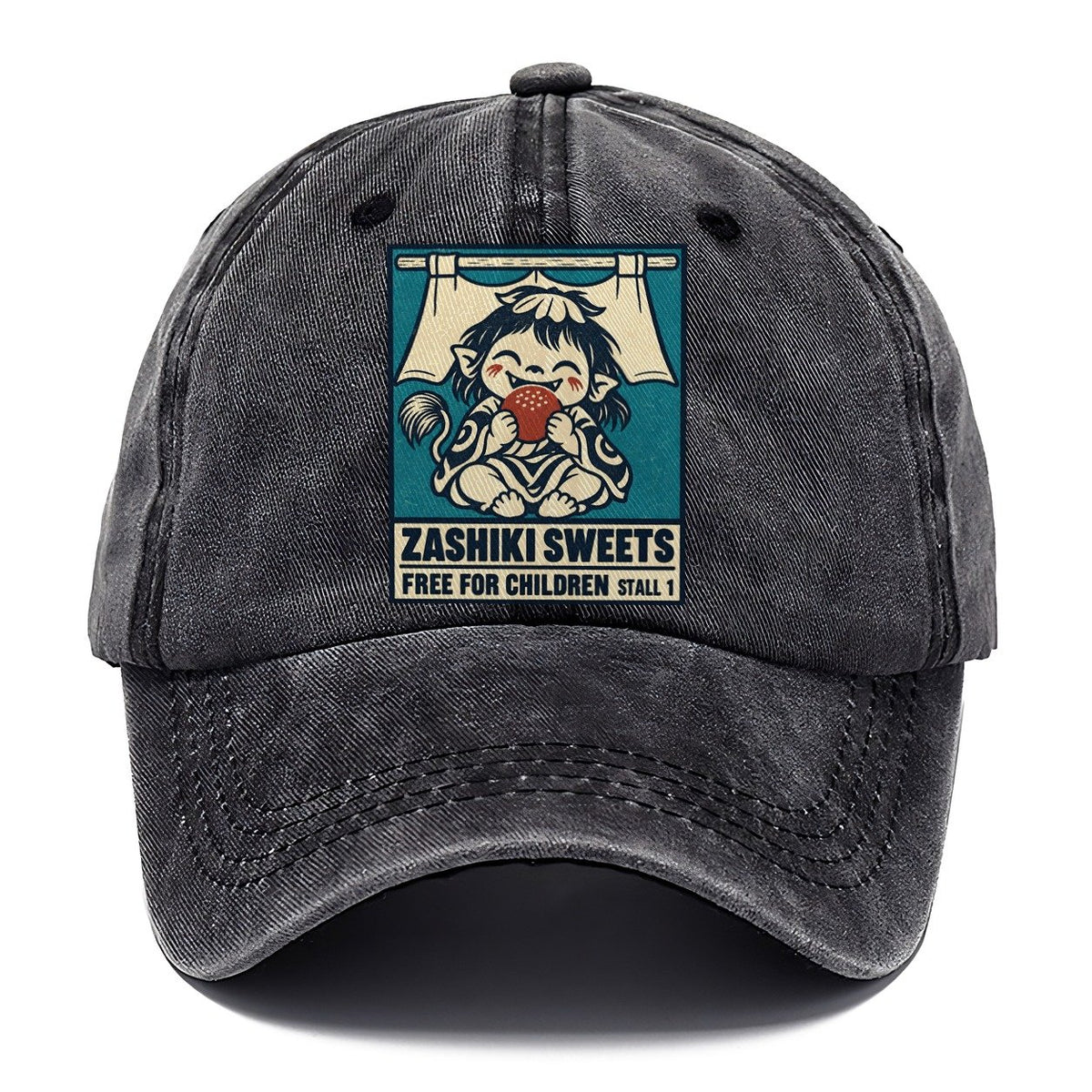 Zashiki Sweets Yokai Night Market Classic Cap – Graphite