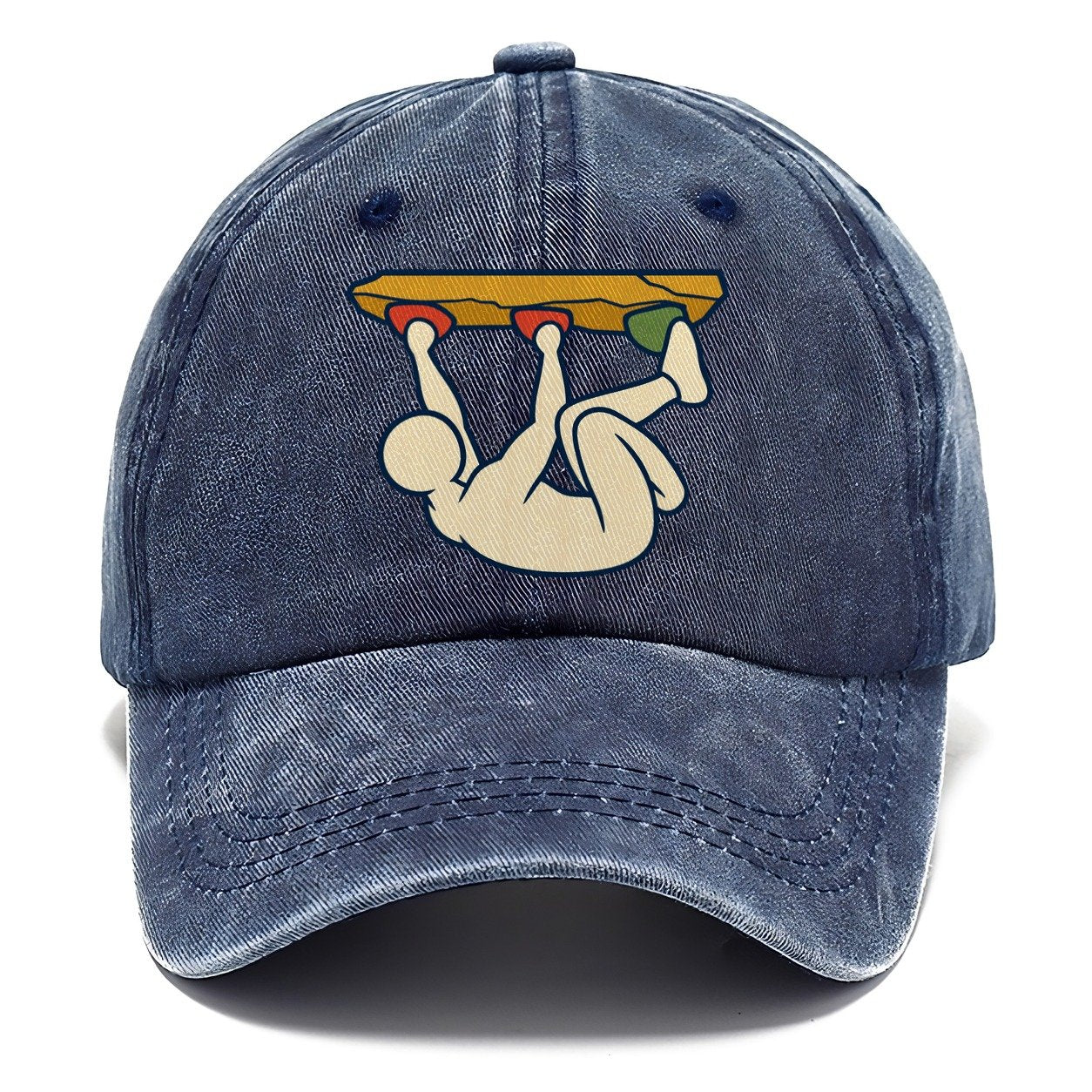 Overhang Body Position Rock Climbing Classic Cap – Twilight Navy