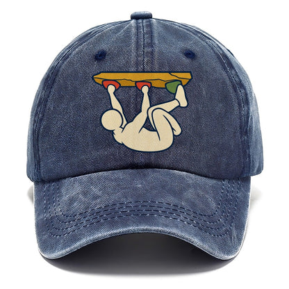 Overhang Body Position Rock Climbing Classic Cap – Twilight Navy